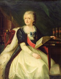 Retrato de la princesa Yekaterina R. Vorontsova-Dashkova